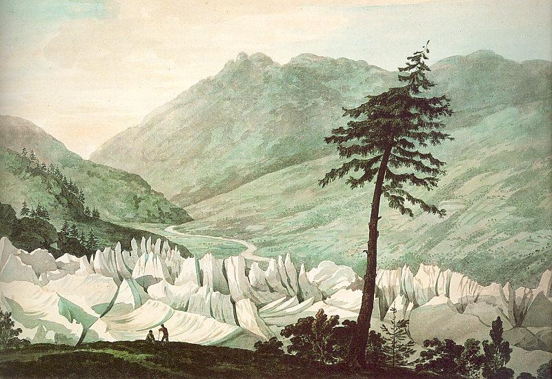 Pars, William The Glacier of Grindelwald Norge oil painting art